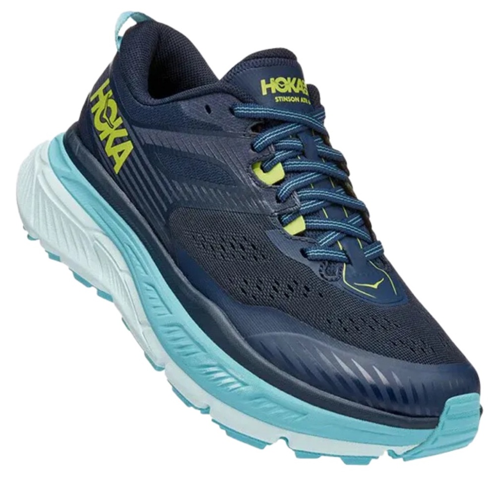 NWT in box Blue Glass Hoka Stinson ATR 6